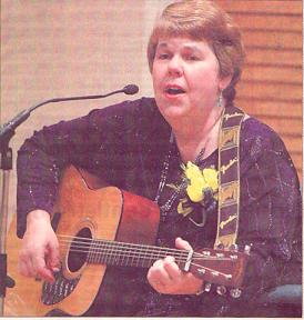 Deanna Edwards performing at the Hope For The Holidays program on November 15, 2002 in Logan, Utah